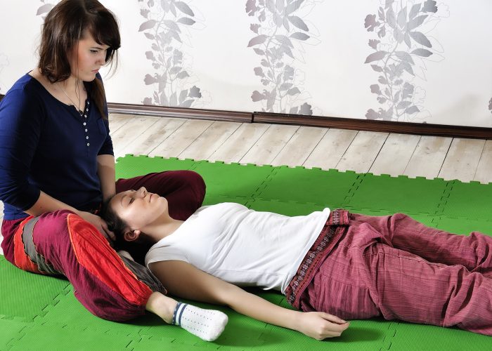 Technical execution of Thai massage